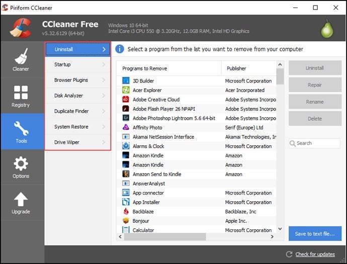 CCleaner Tools icon
