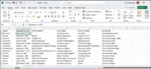 Excel file with converted ADMISSION DATE.