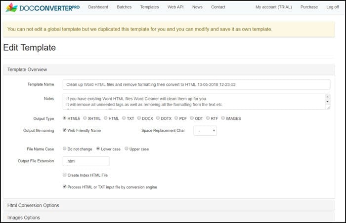 DocConverterPro template.