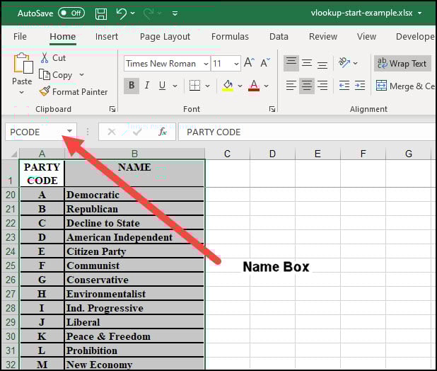 How to take advantage of the Name box in Microsoft Excel