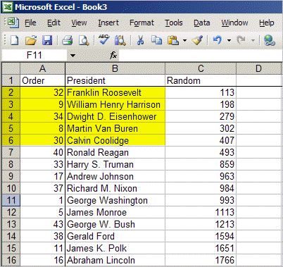 Random list Random list