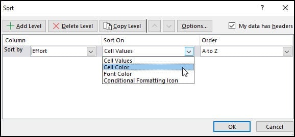 How To Sort By Color In Excel Productivity Portfolio How To Sort By Color In Excel Productivity Portfolio