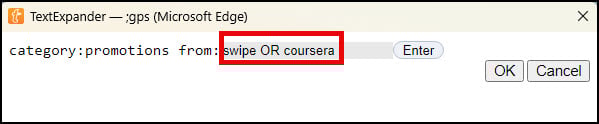 Using OR clause in snippet