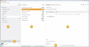 My TextExpander interface
