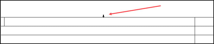 Selecting all the column rows in Microsoft Word.